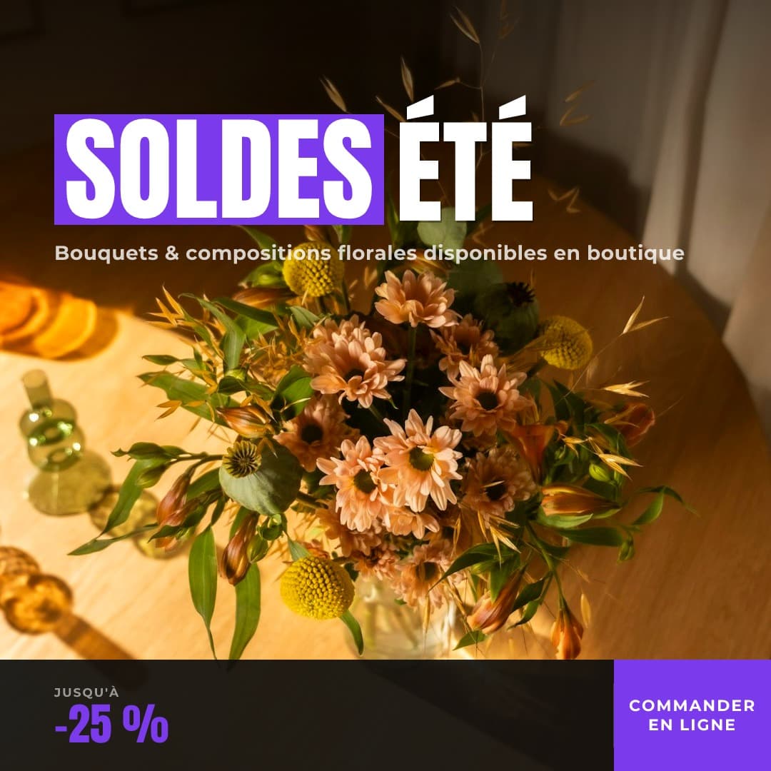 Soldes été — fleuriste